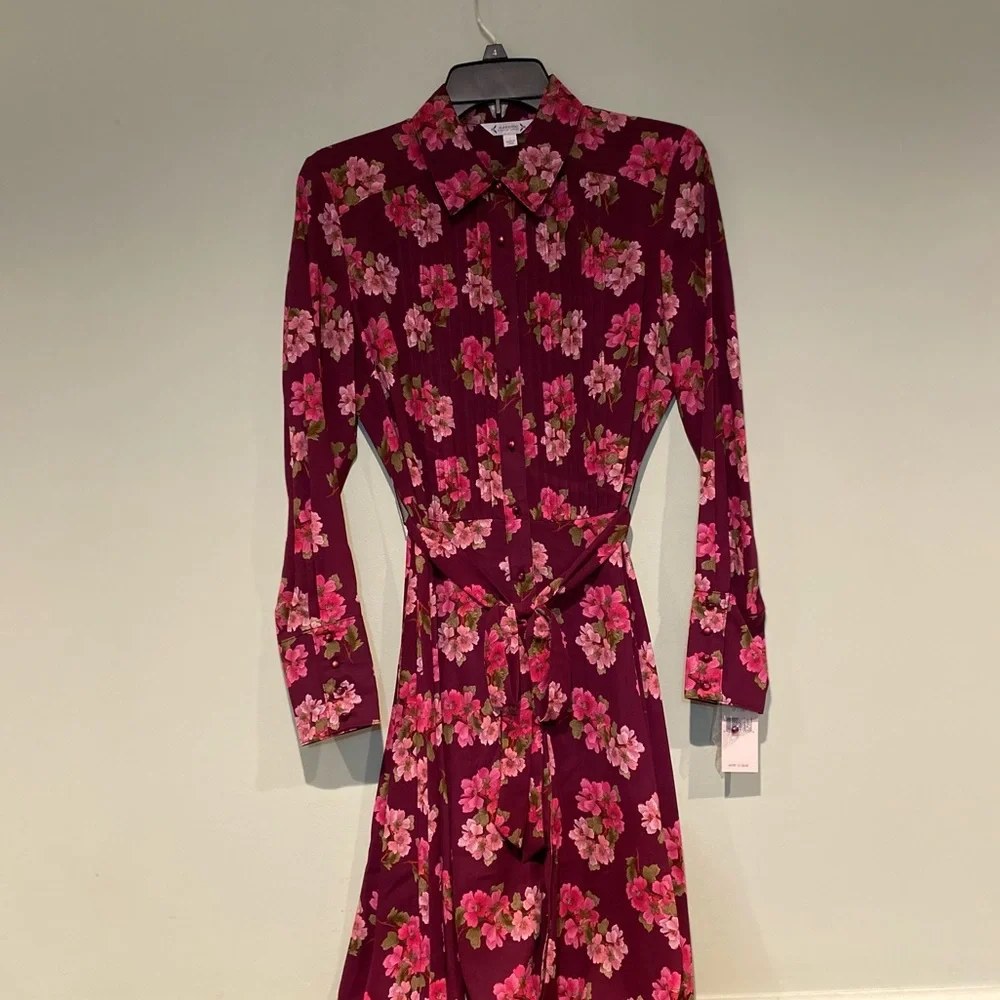 Nanette Lepore Printed Crepe Chiffon Dress NWT - Picture 1 of 5